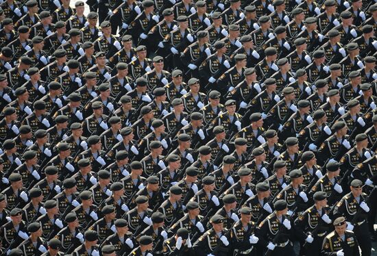 Генеральная репетиция парада Победы 