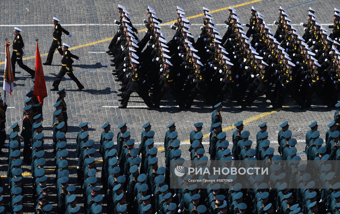 Генеральная репетиция парада Победы 