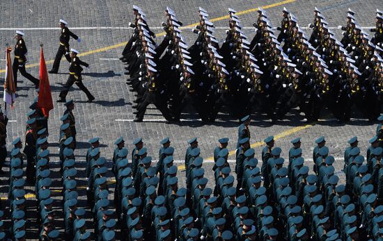 Генеральная репетиция парада Победы 