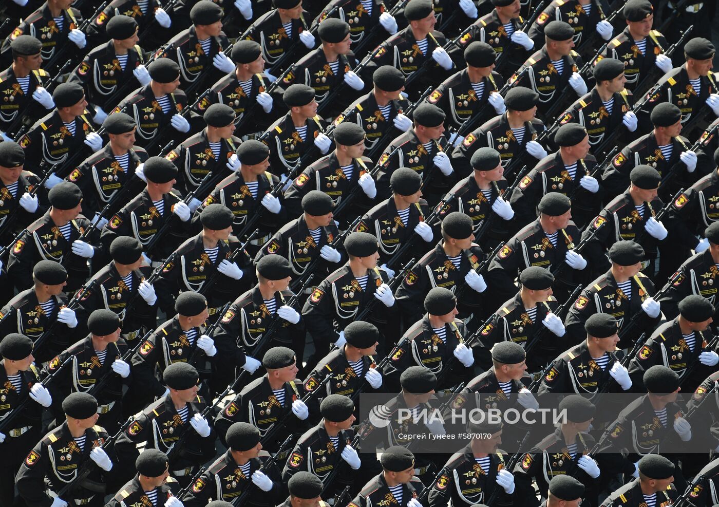 Генеральная репетиция парада Победы