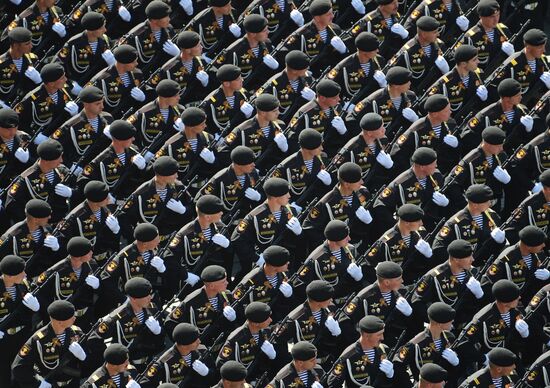 Генеральная репетиция парада Победы 