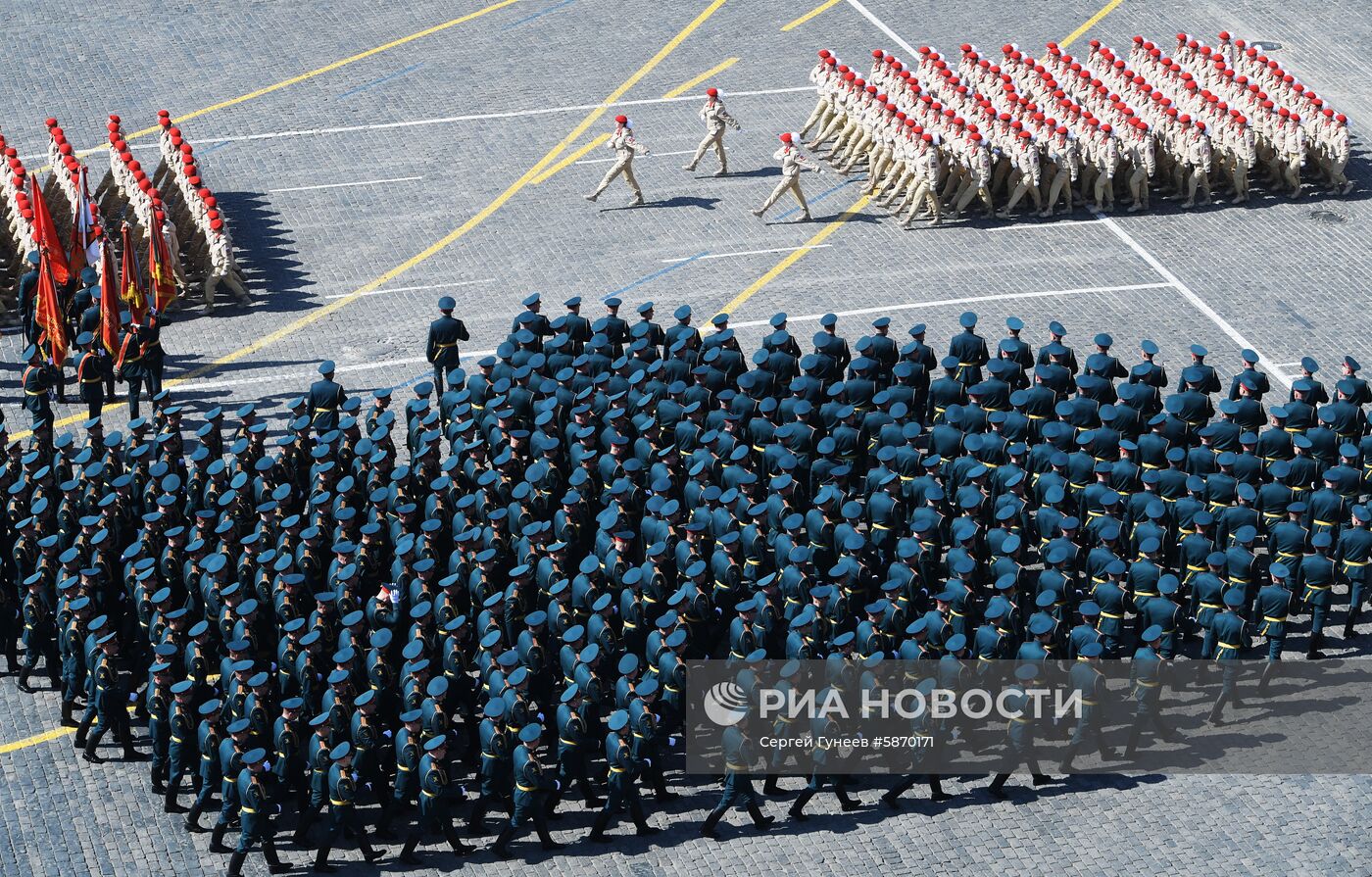 Генеральная репетиция парада Победы 