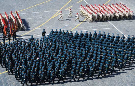 Генеральная репетиция парада Победы 