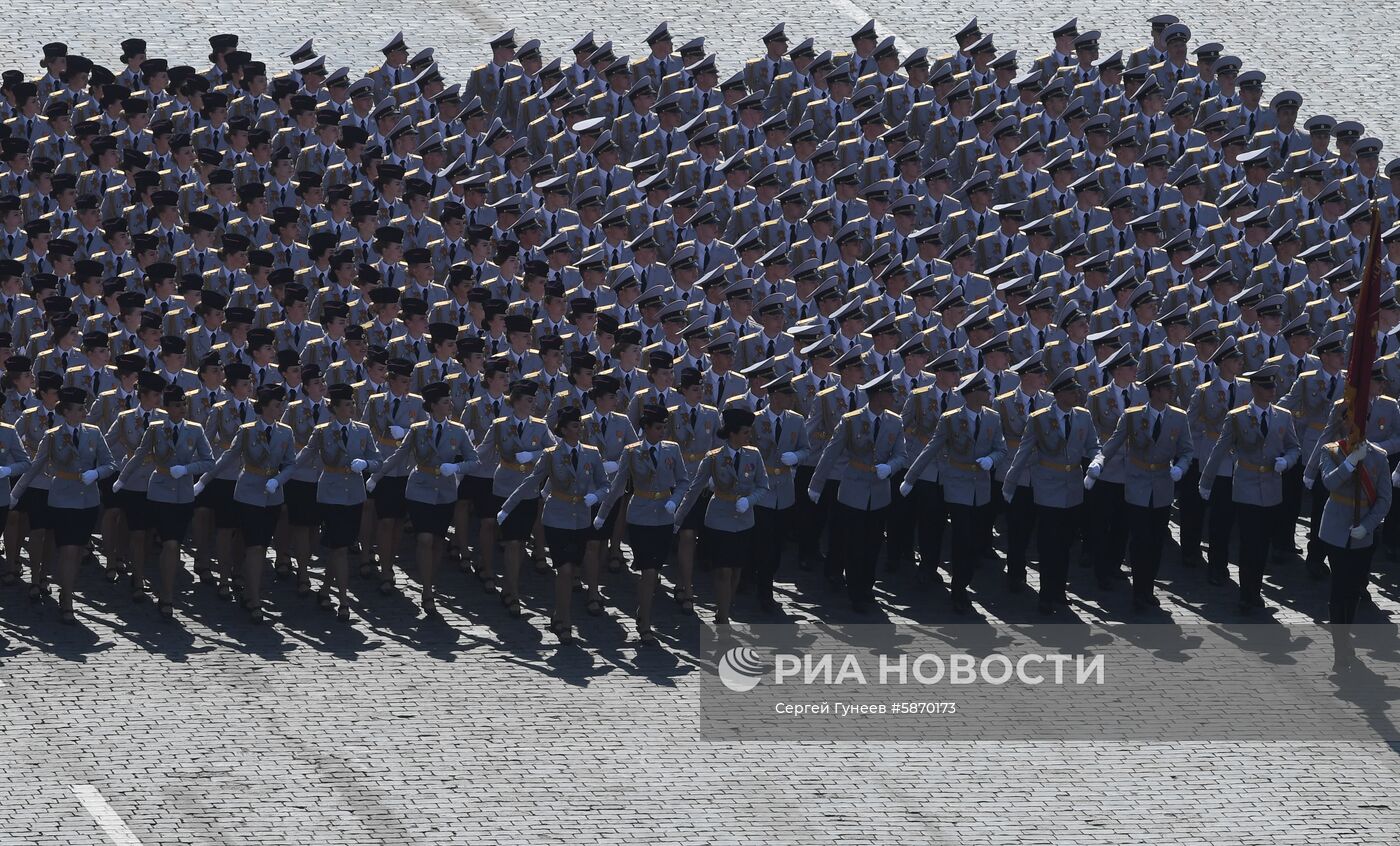 Генеральная репетиция парада Победы 