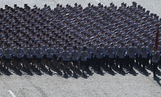 Генеральная репетиция парада Победы 