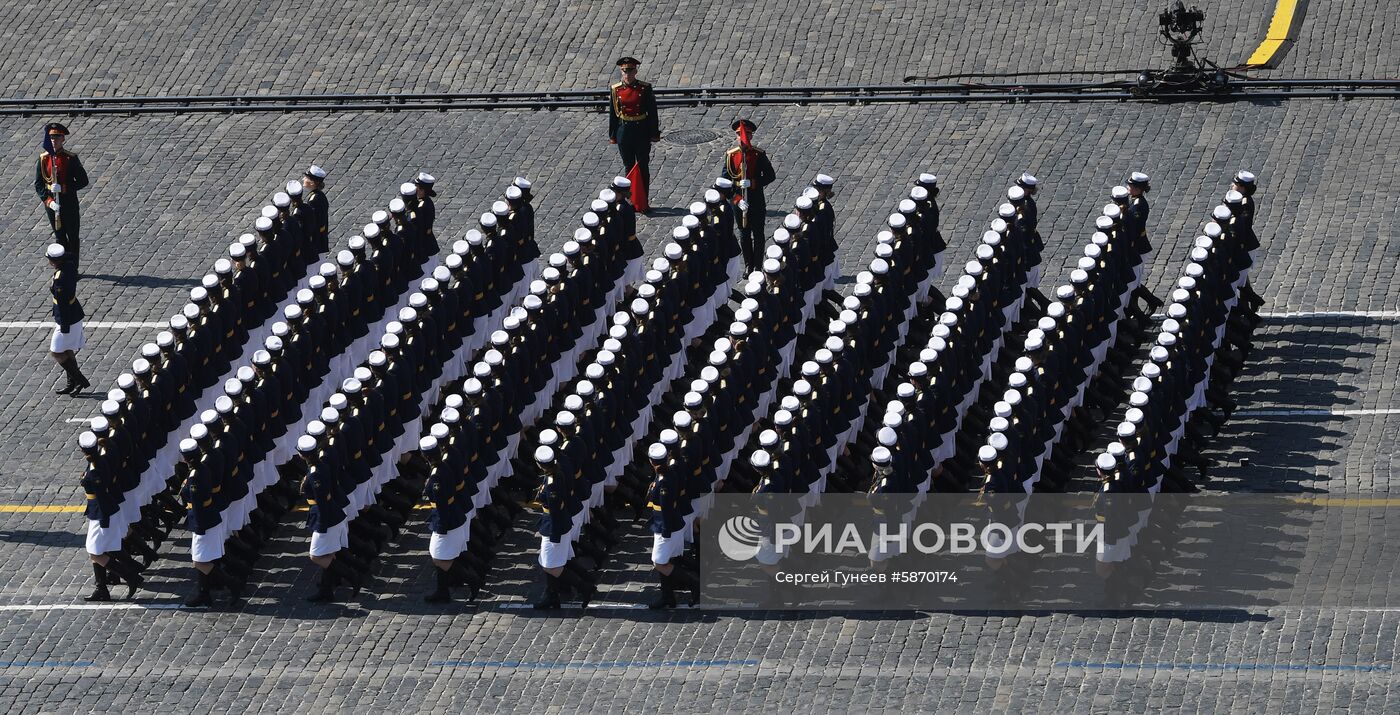 Генеральная репетиция парада Победы 