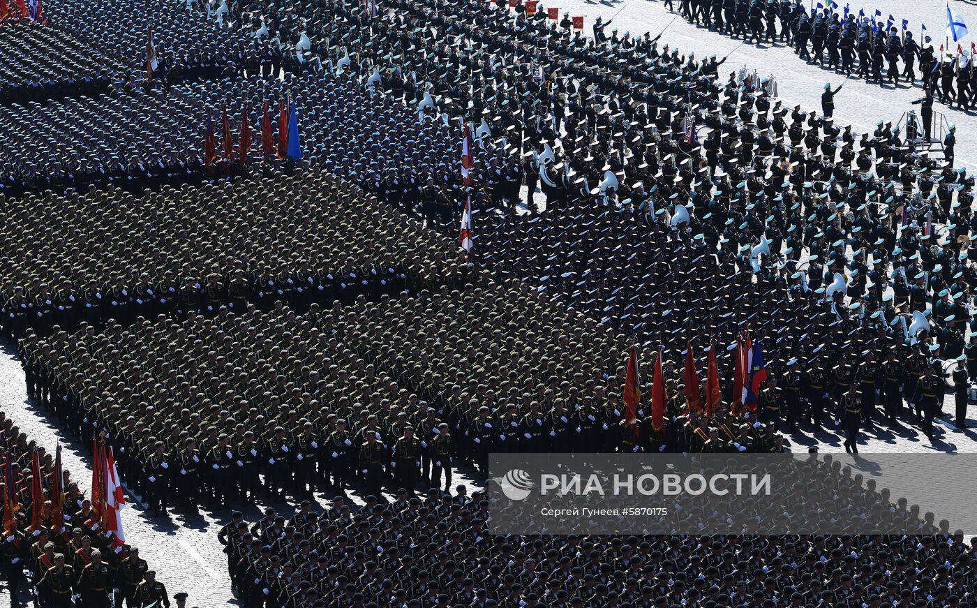 Генеральная репетиция парада Победы