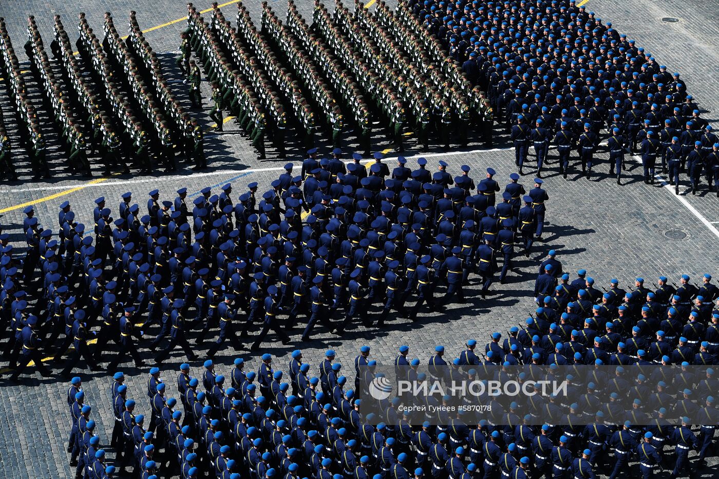 Генеральная репетиция парада Победы 