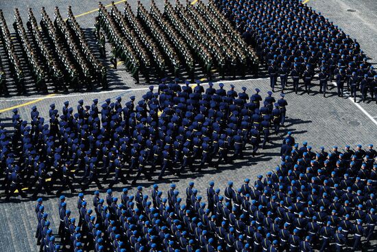 Генеральная репетиция парада Победы 