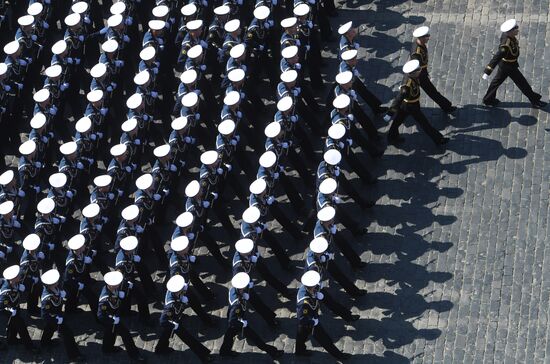 Генеральная репетиция парада Победы 