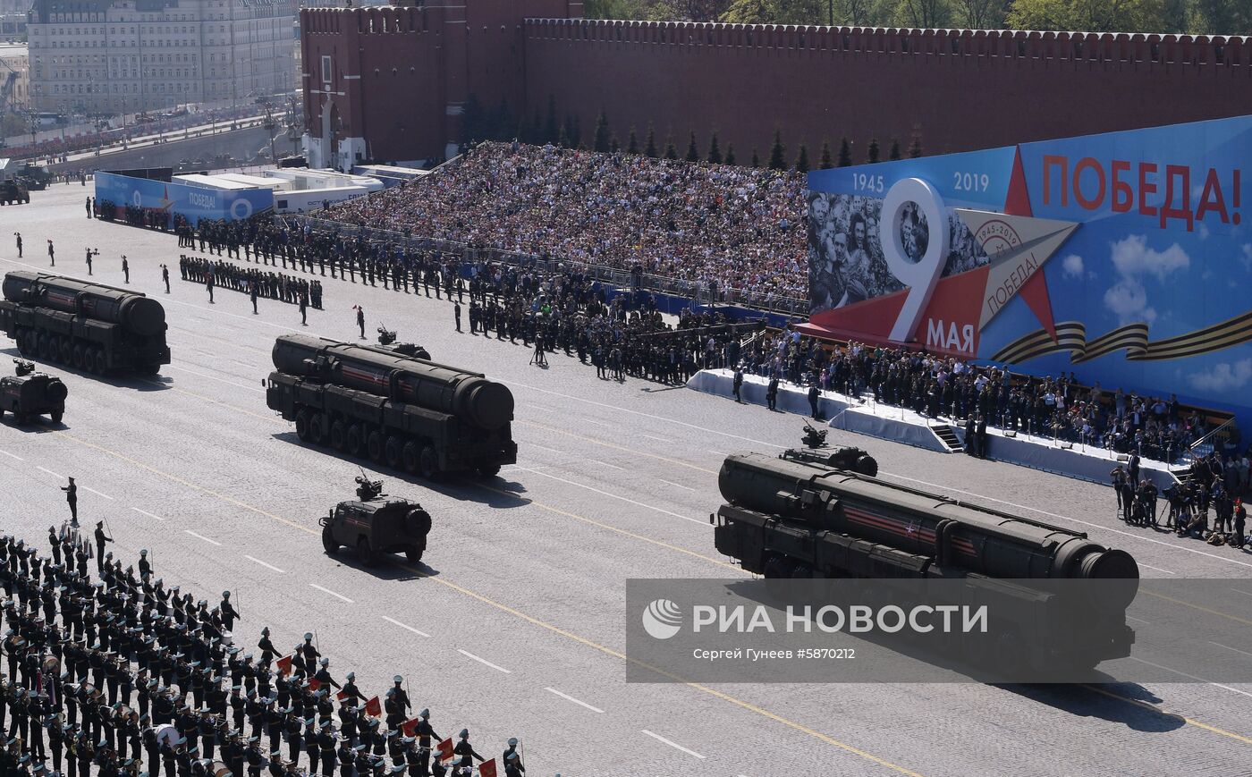 Генеральная репетиция парада Победы 