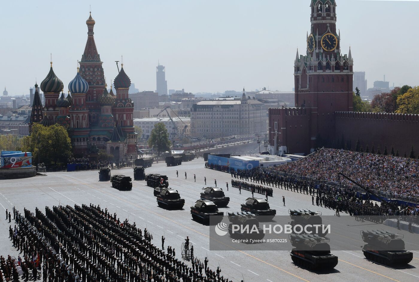 Генеральная репетиция парада Победы 