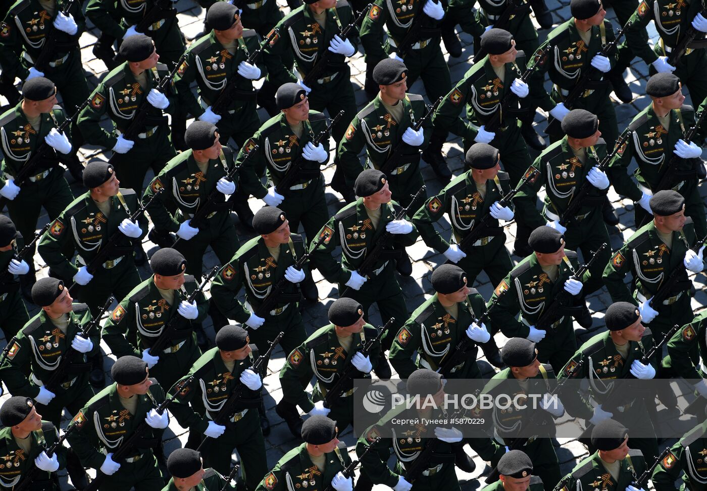 Генеральная репетиция парада Победы