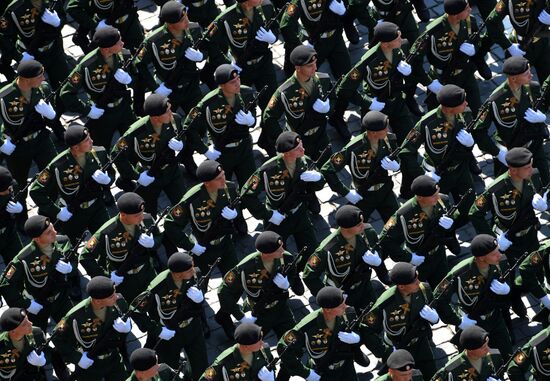 Генеральная репетиция парада Победы 