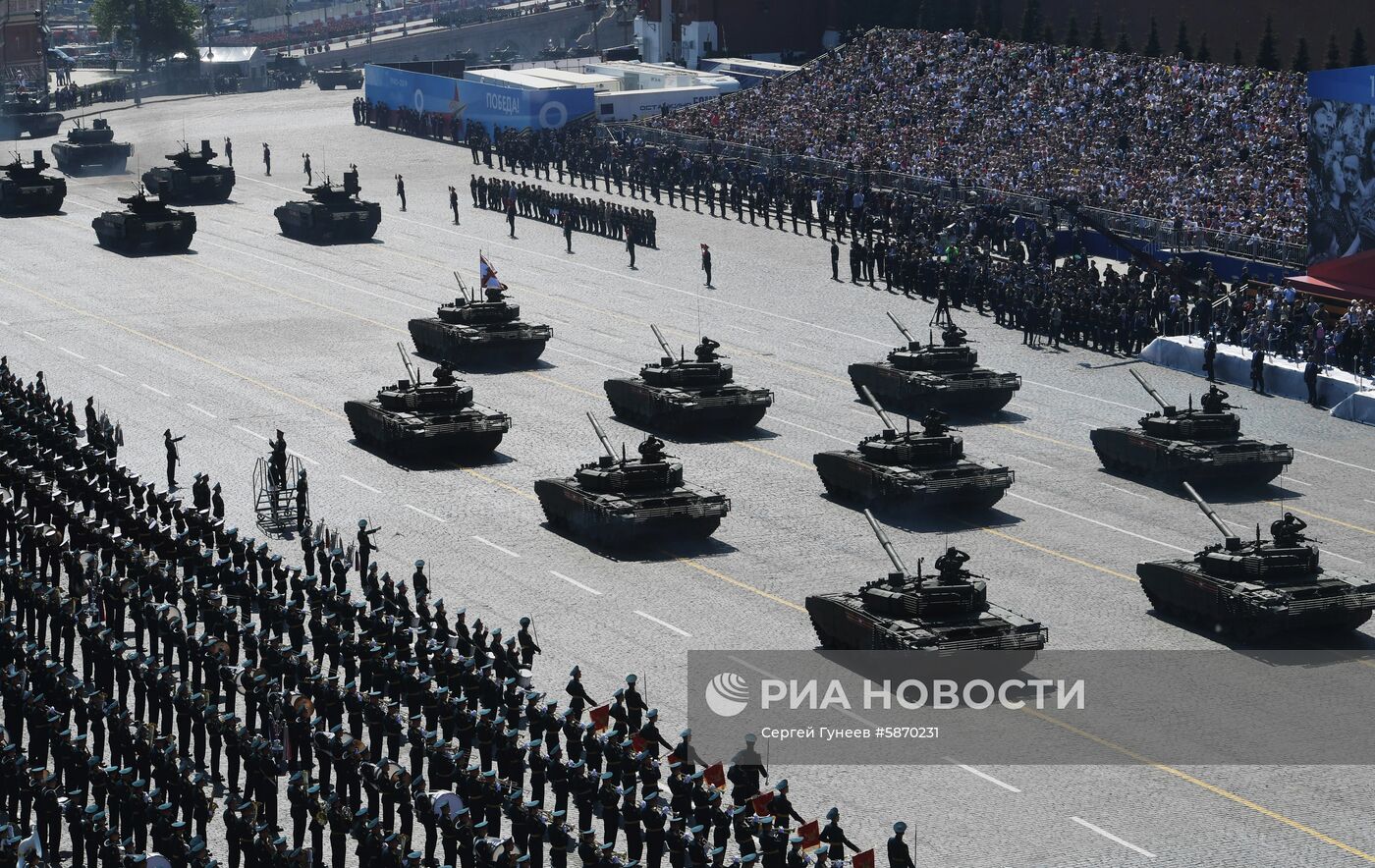 Генеральная репетиция парада Победы