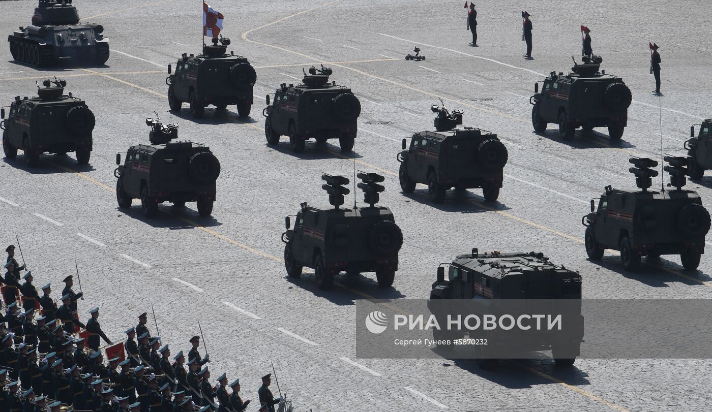 Генеральная репетиция парада Победы