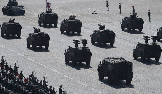 Генеральная репетиция парада Победы 