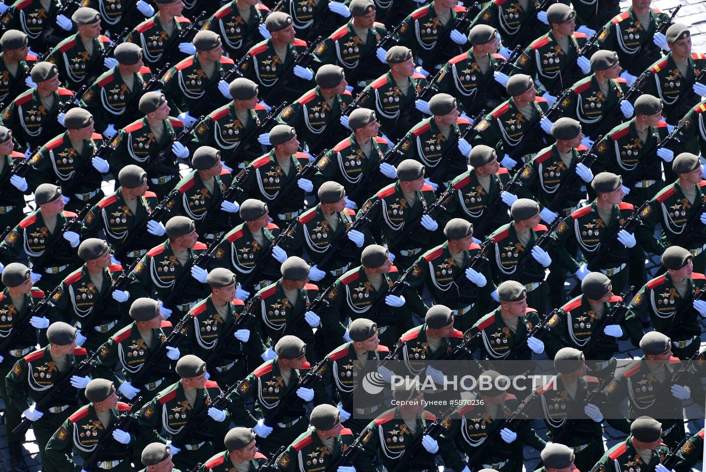 Генеральная репетиция парада Победы