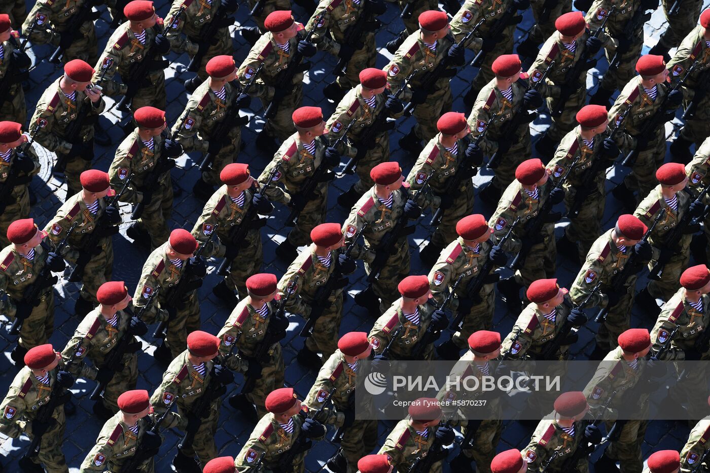 Генеральная репетиция парада Победы