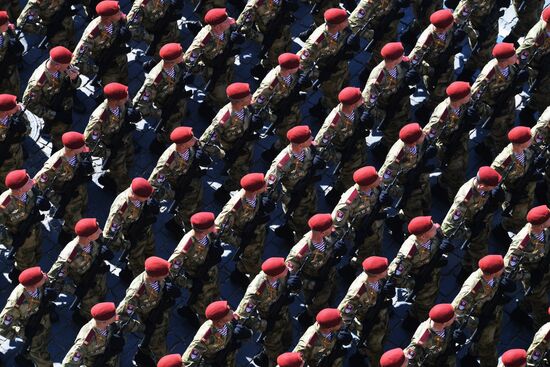 Генеральная репетиция парада Победы 