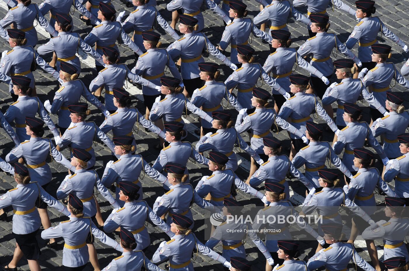 Генеральная репетиция парада Победы