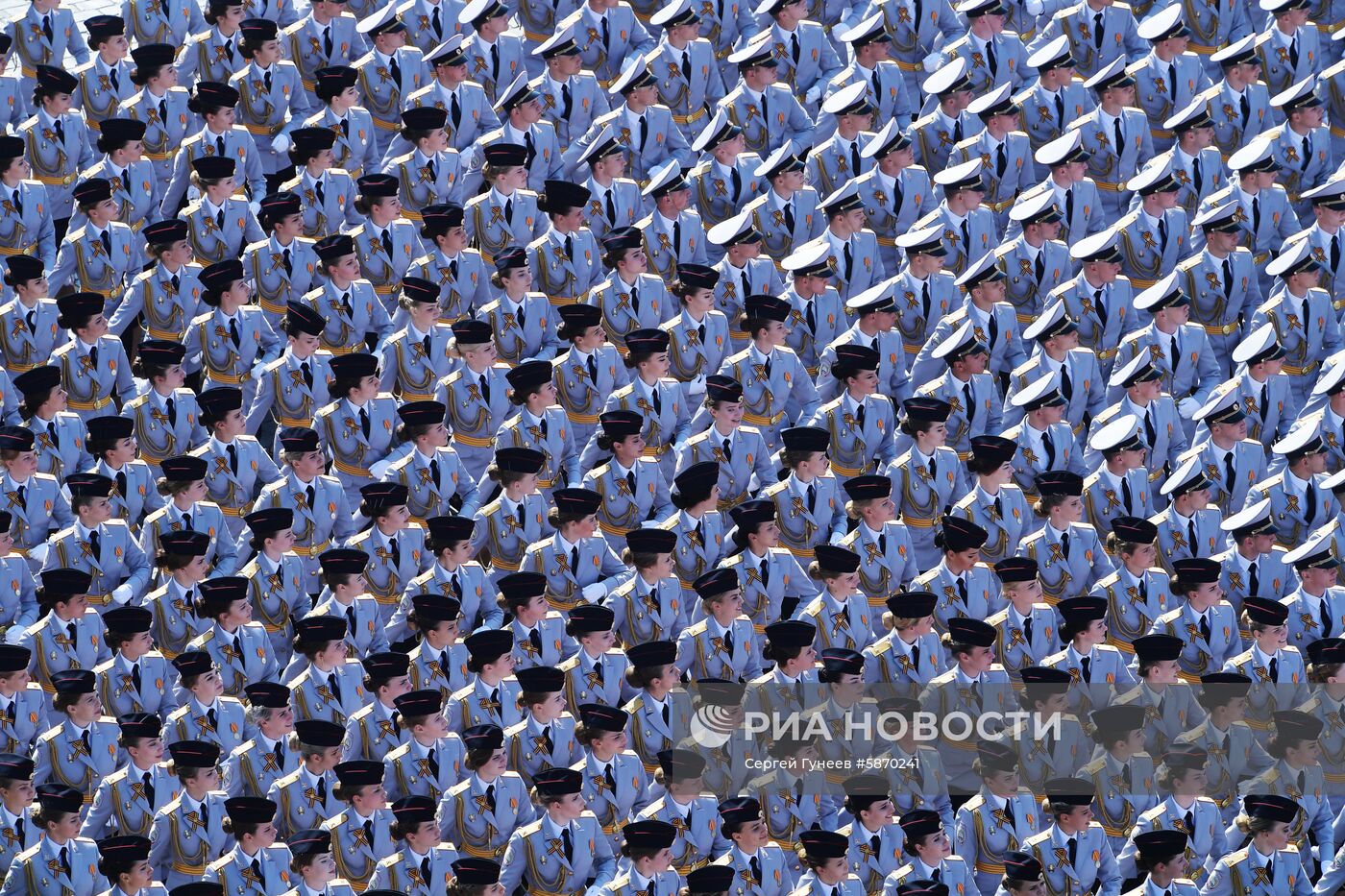 Генеральная репетиция парада Победы