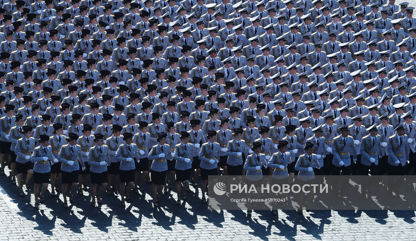 Генеральная репетиция парада Победы 