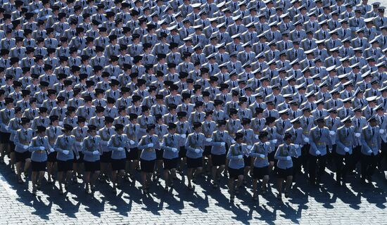 Генеральная репетиция парада Победы 