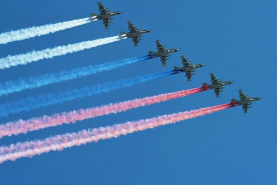 Генеральная репетиция парада Победы 