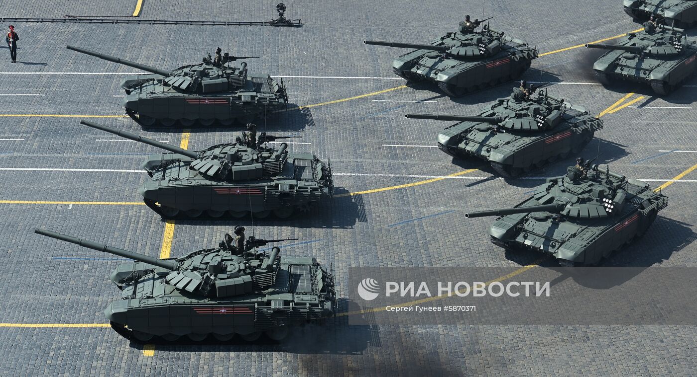 Генеральная репетиция парада Победы 