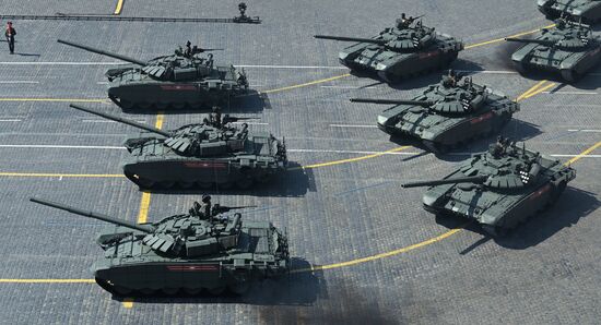 Генеральная репетиция парада Победы 