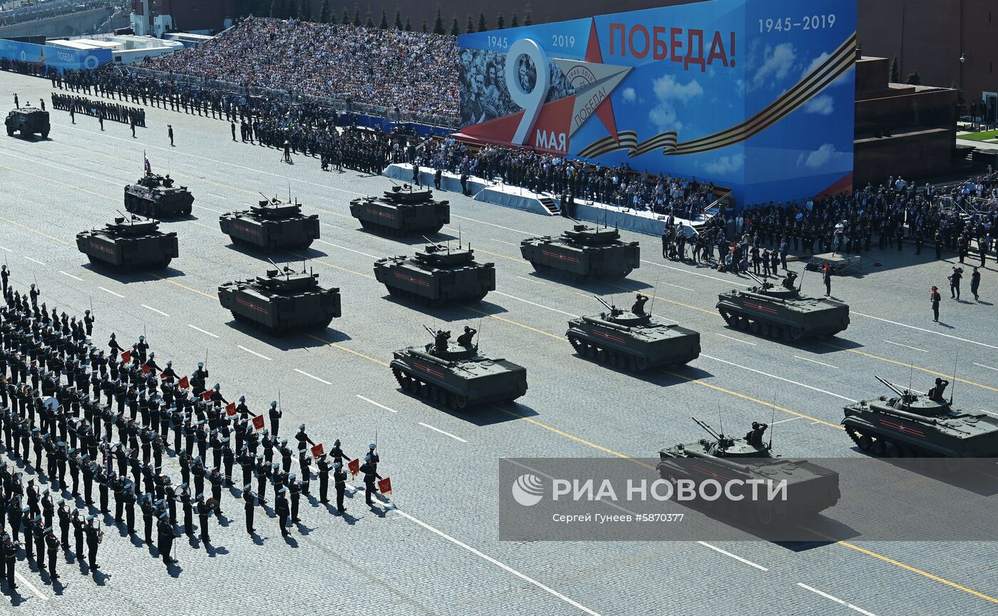 Генеральная репетиция парада Победы