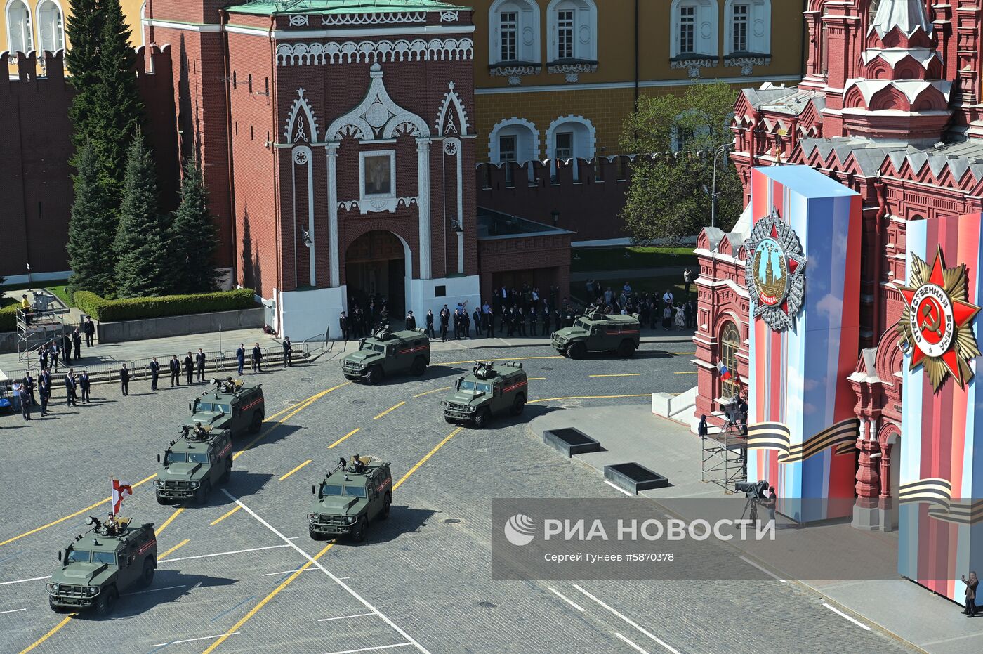 Генеральная репетиция парада Победы