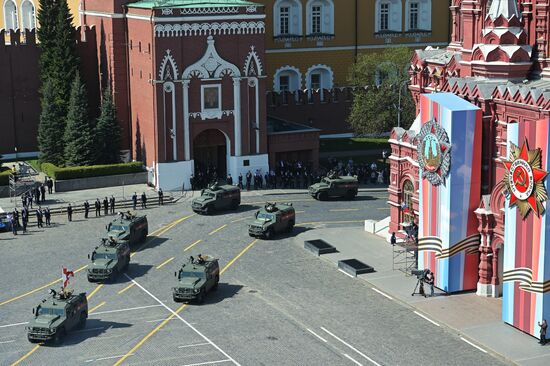 Генеральная репетиция парада Победы 