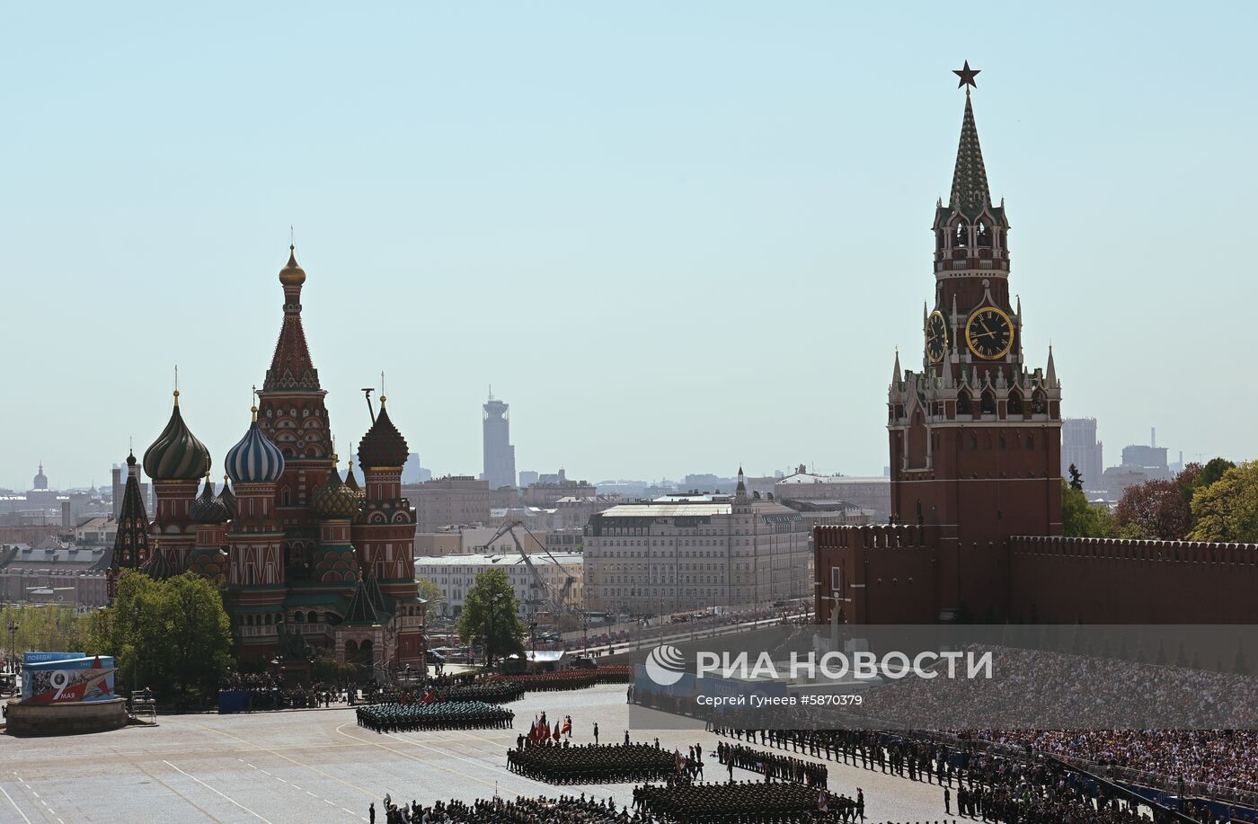 Генеральная репетиция парада Победы 