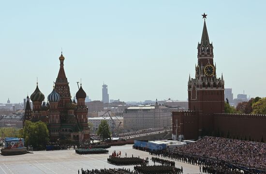 Генеральная репетиция парада Победы 