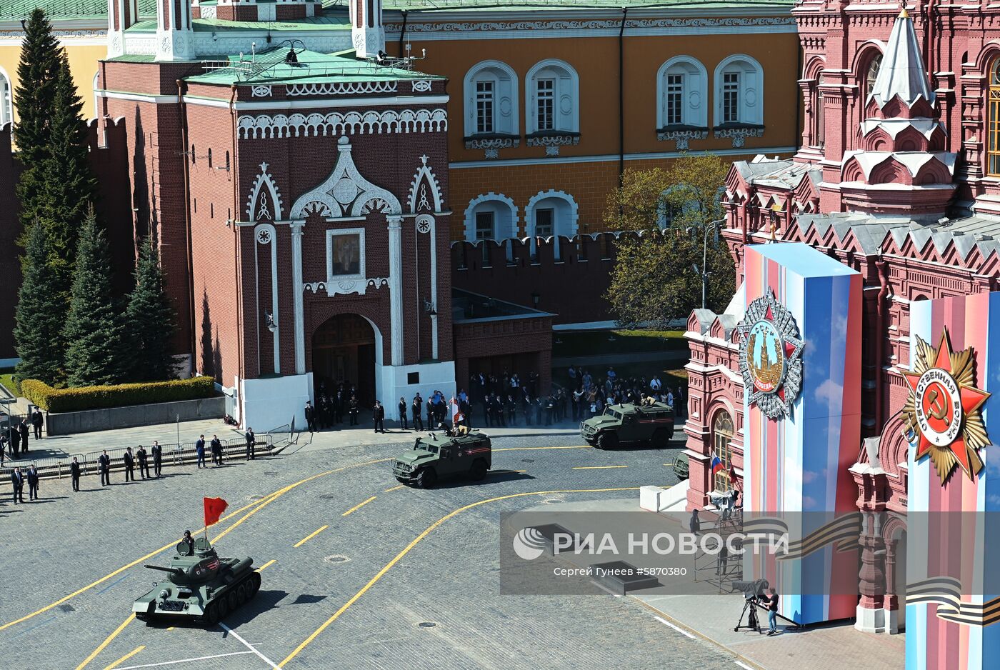 Генеральная репетиция парада Победы 