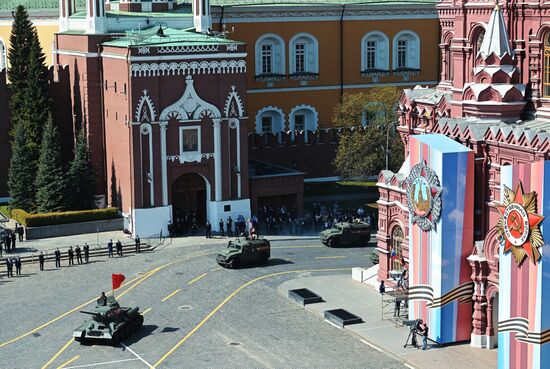 Генеральная репетиция парада Победы 