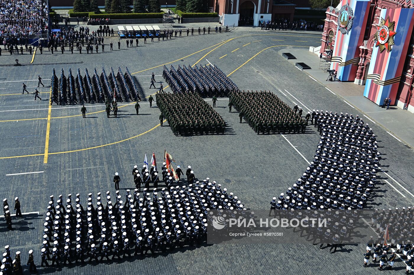 Генеральная репетиция парада Победы 