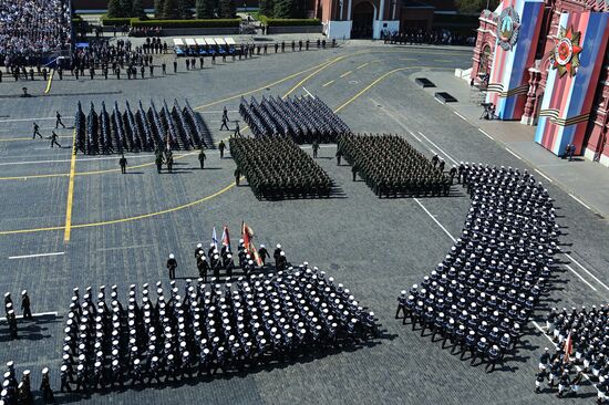 Генеральная репетиция парада Победы 