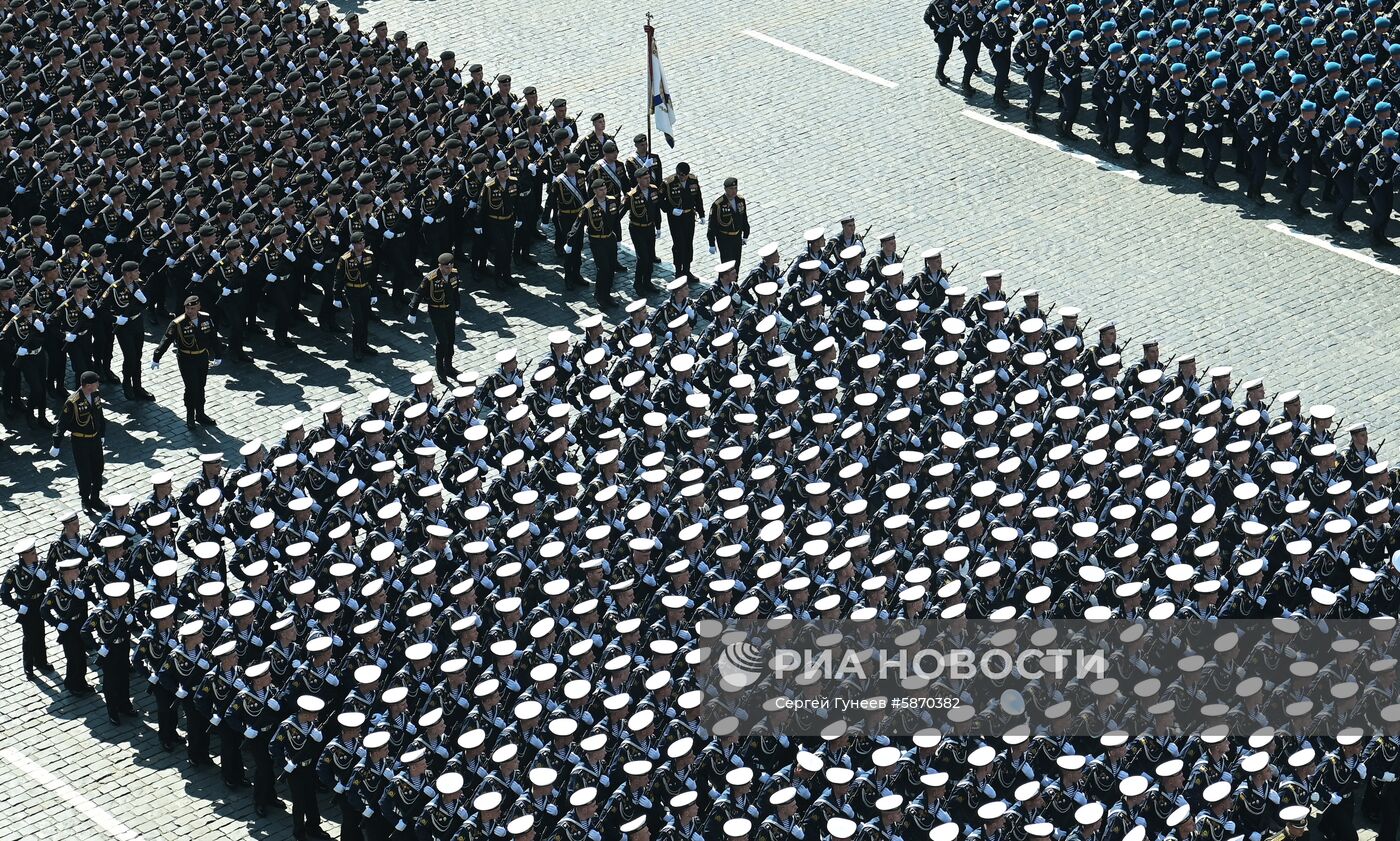 Генеральная репетиция парада Победы