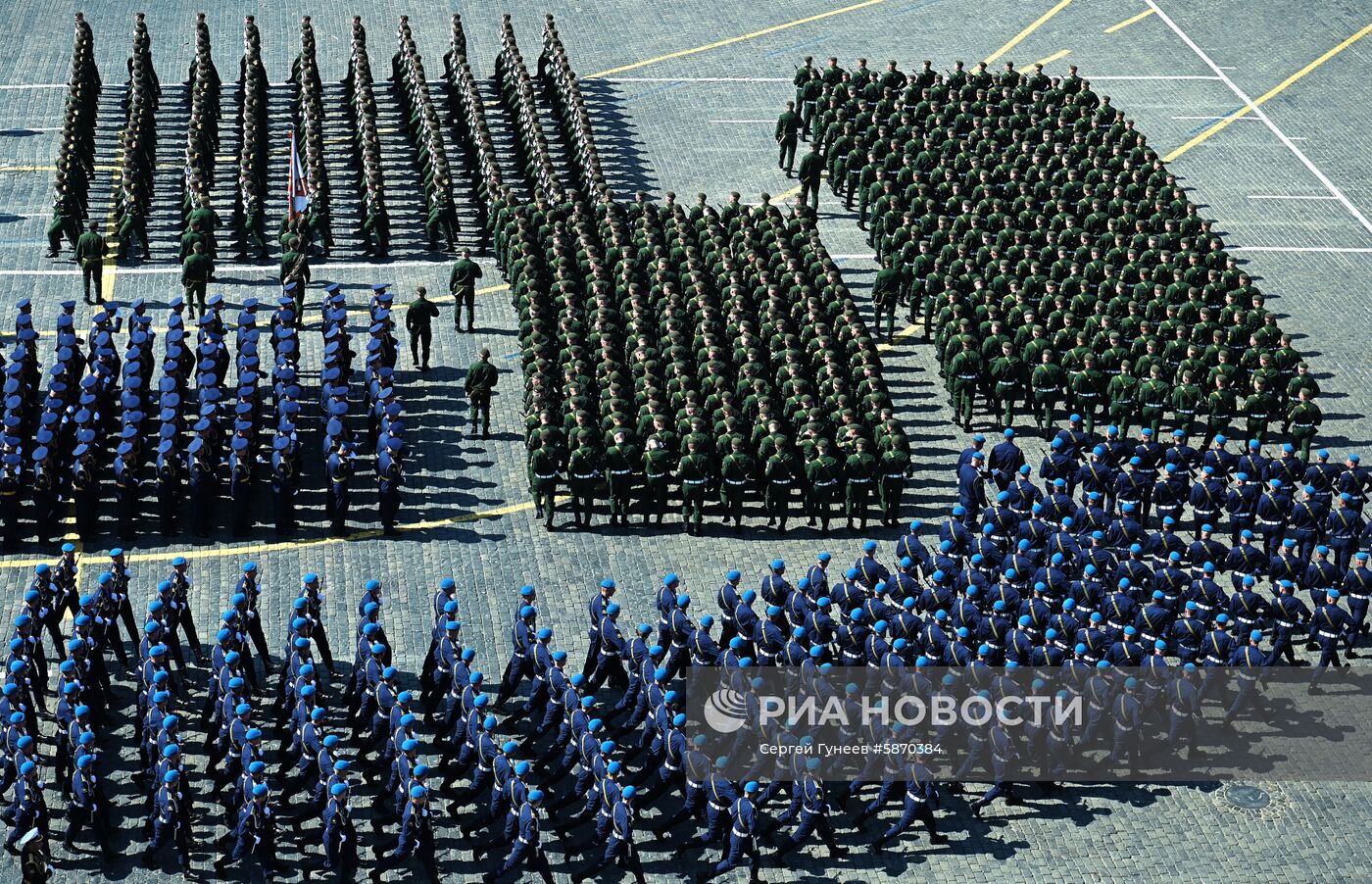 Генеральная репетиция парада Победы 