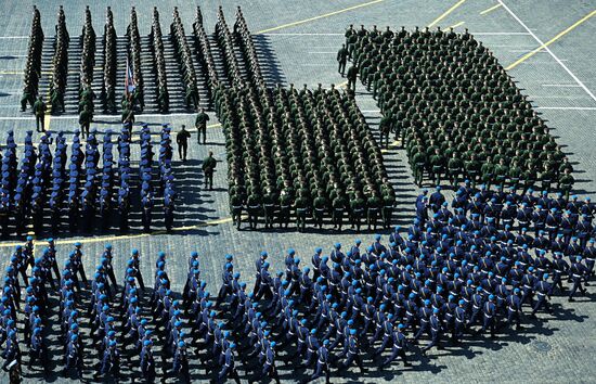 Генеральная репетиция парада Победы 