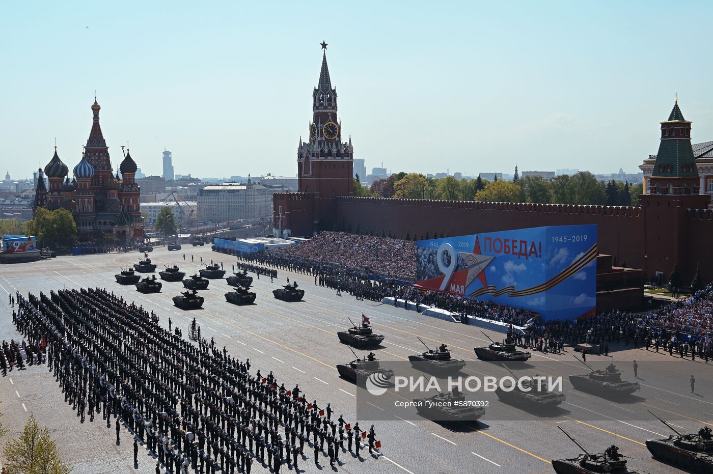 Генеральная репетиция парада Победы