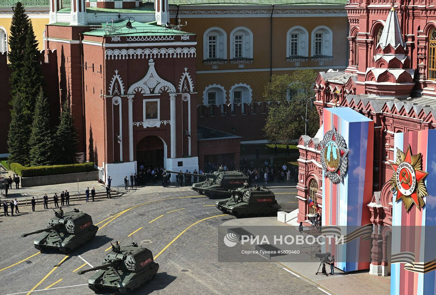 Генеральная репетиция парада Победы 