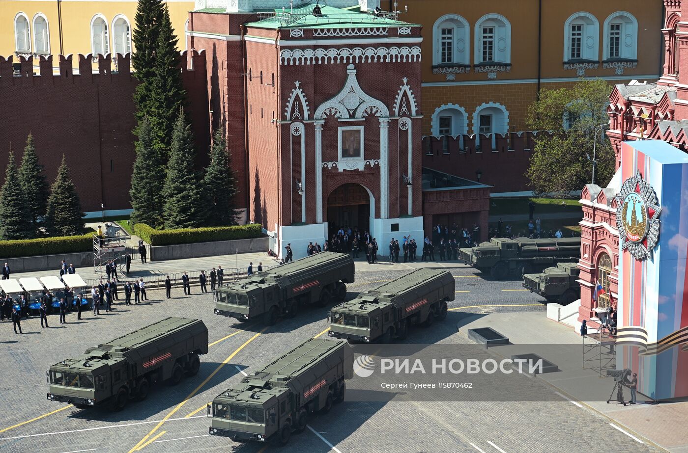 Генеральная репетиция парада Победы