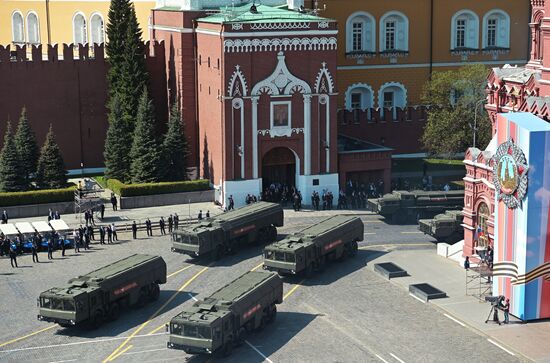 Генеральная репетиция парада Победы 