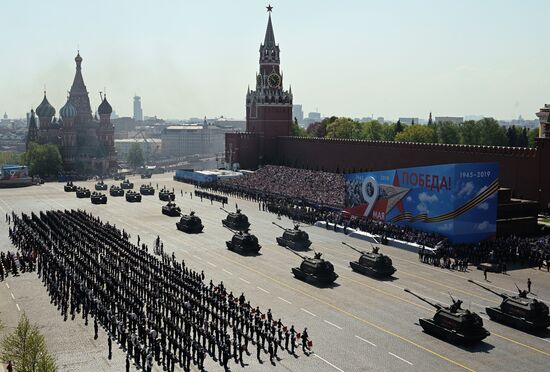 Генеральная репетиция парада Победы 