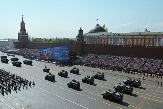 Генеральная репетиция парада Победы 