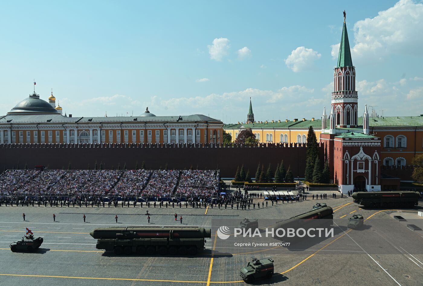 Генеральная репетиция парада Победы 